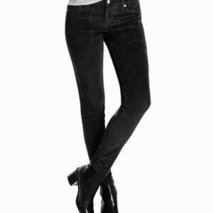 Levi's Women’s Corduroy Surplus Skinny Jeans in Black 29R Mid-rise